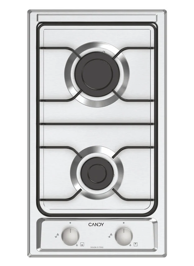 Candy Idea CHW23X Acciaio inox Da incasso 28.8 cm Gas 2 Fornello(i)