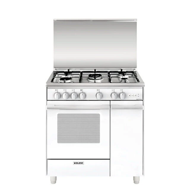 Glem Gas UQ855VX cucina Elettrico/Gas Bianco
