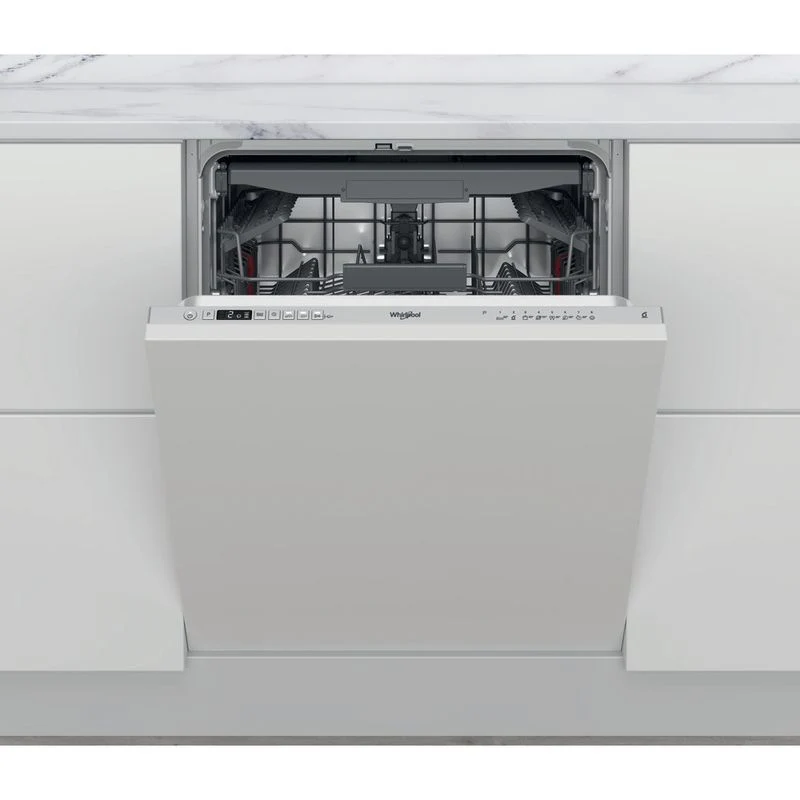 Ⓜ️🔵🔵🔵👌 Whirlpool WIC 3C33 F - Lavastoviglie da incasso, color argento, grande capienza, 14 coperti, 60 cm, Nuova classe energetica D