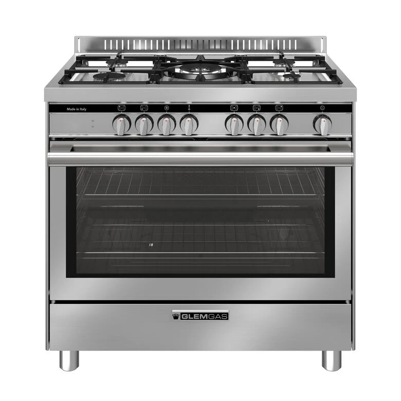 Glem Gas ST965MI cucina Elettrico Cromo, Acciaio inox