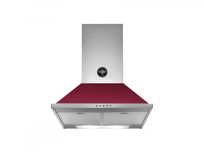 Ⓜ️🔵🔵🔵 LA GERMANIA KPL60PLAG1VIA - Cappa a parete, Bordo Basso, Vino Opaco, 60 cm, Serie Americana, Nuova Classe A