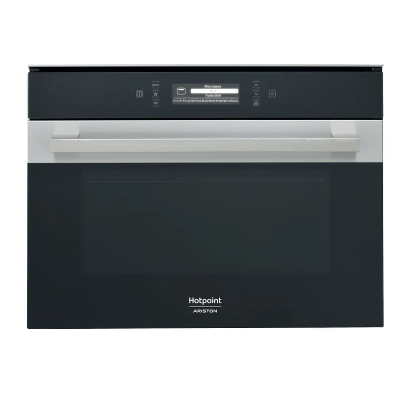 Ⓜ️🔵🔵🔵 Hotpoint MP 996 IX HA - Forno combinato microonde e tradizionale, incasso, nero e acciaio