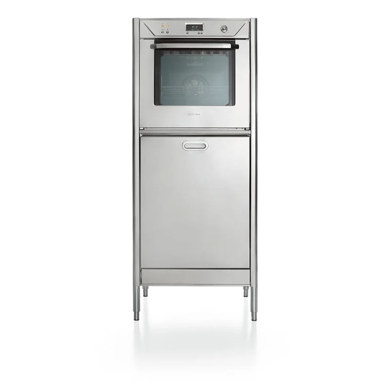 Ⓜ️🔵🔵🔵 Alpes 68/165 FORNO/4- [📦🚨Spedizione immediata!🚚💨] LIBERI IN CUCINA, Elemento Colonne, colonna cucina, acciaio inox, larg. 68cm, prof. 64cm, alt. 165/170cm, forno elettrico incasso 60cm, anta inox per lavastoviglie 60cm