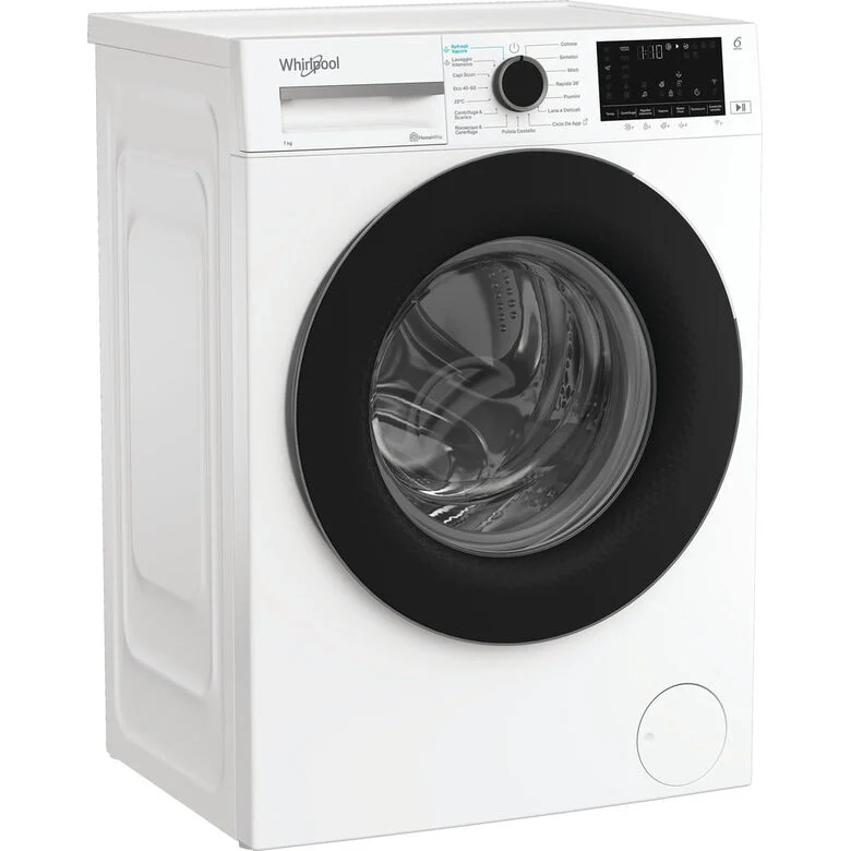 Whirlpool WAM 762WB IT Lavatrice A Libera Installazione 7 Kg, 1200 Giri, Classe A, Bianco