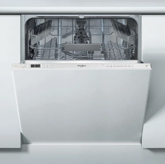 Whirlpool WIC3C26PF - Lavastoviglie incasso a scomparsa totale, 14 Coperti, Classe A++, tecnologia SESTO SENSO, TERZO CESTELLO