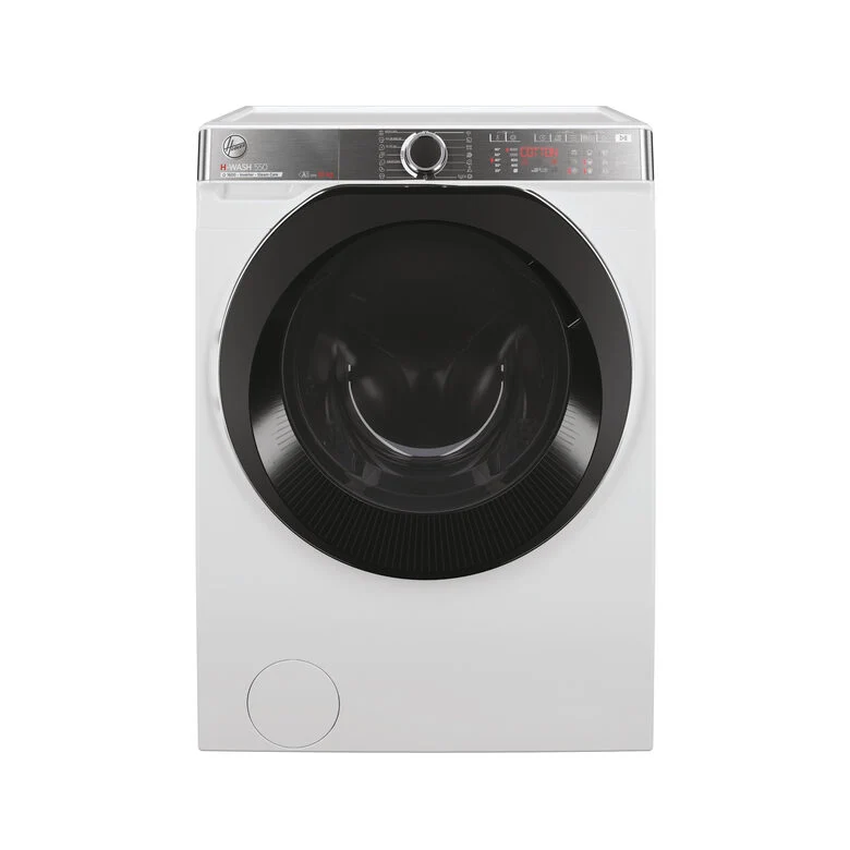 Hoover H5WPB610AMBC8-S H-WASH 550 Lavatrice A Libera Installazione 10 Kg, 1600 Giri, Power Care System, Auto Care, Steam Care Pro, Classe A, Bianco
